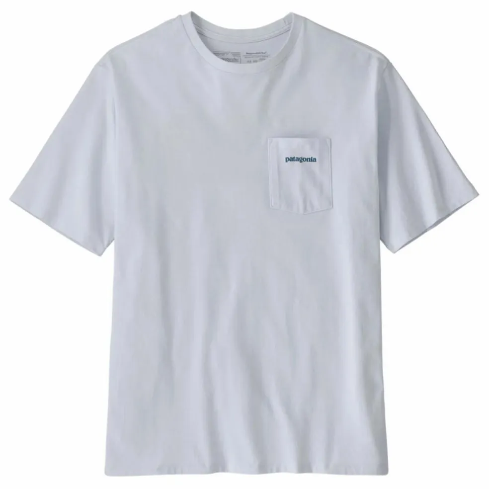 T-shirt Poche Boardshort Logo Recyclé | Bleu Clair