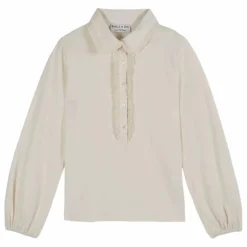 T-shirt Polo Carlotta Coton Bio | Crème