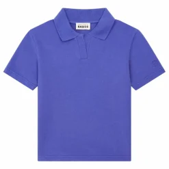T-Shirt Polo Garçon Coton Bio | Bleu