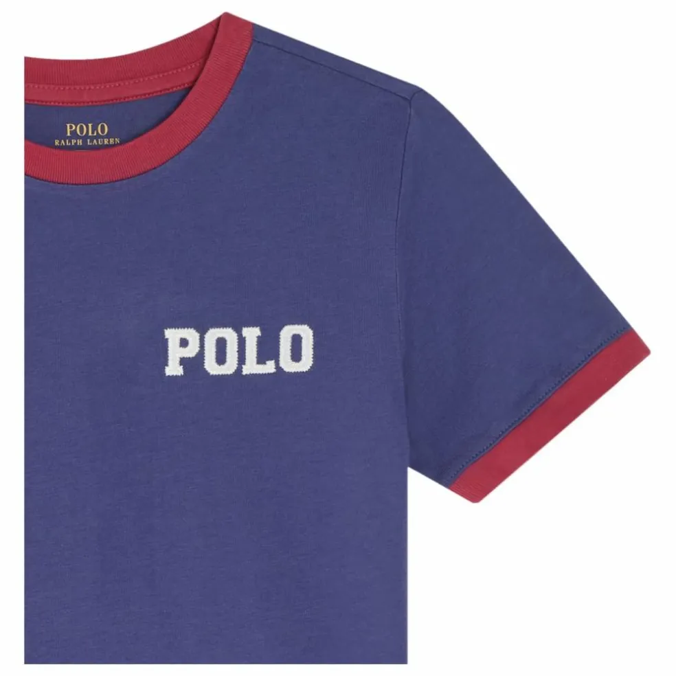 T-shirt Polo Jersey | Bleu