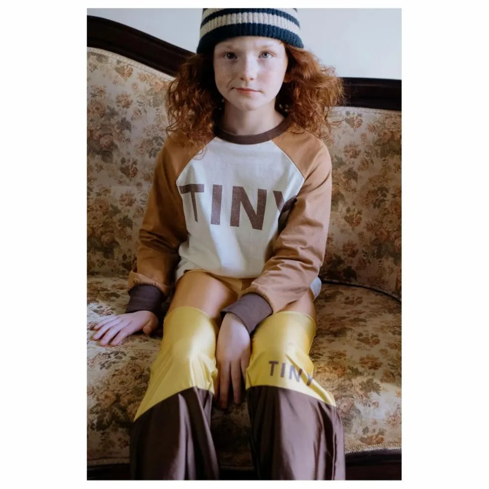 T-shirt Raglan Colorblock Coton Bio | Crème