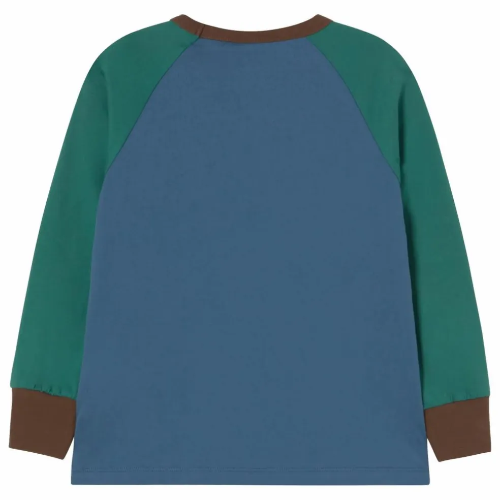 T-shirt Raglan Colorblock Coton Bio | Crème