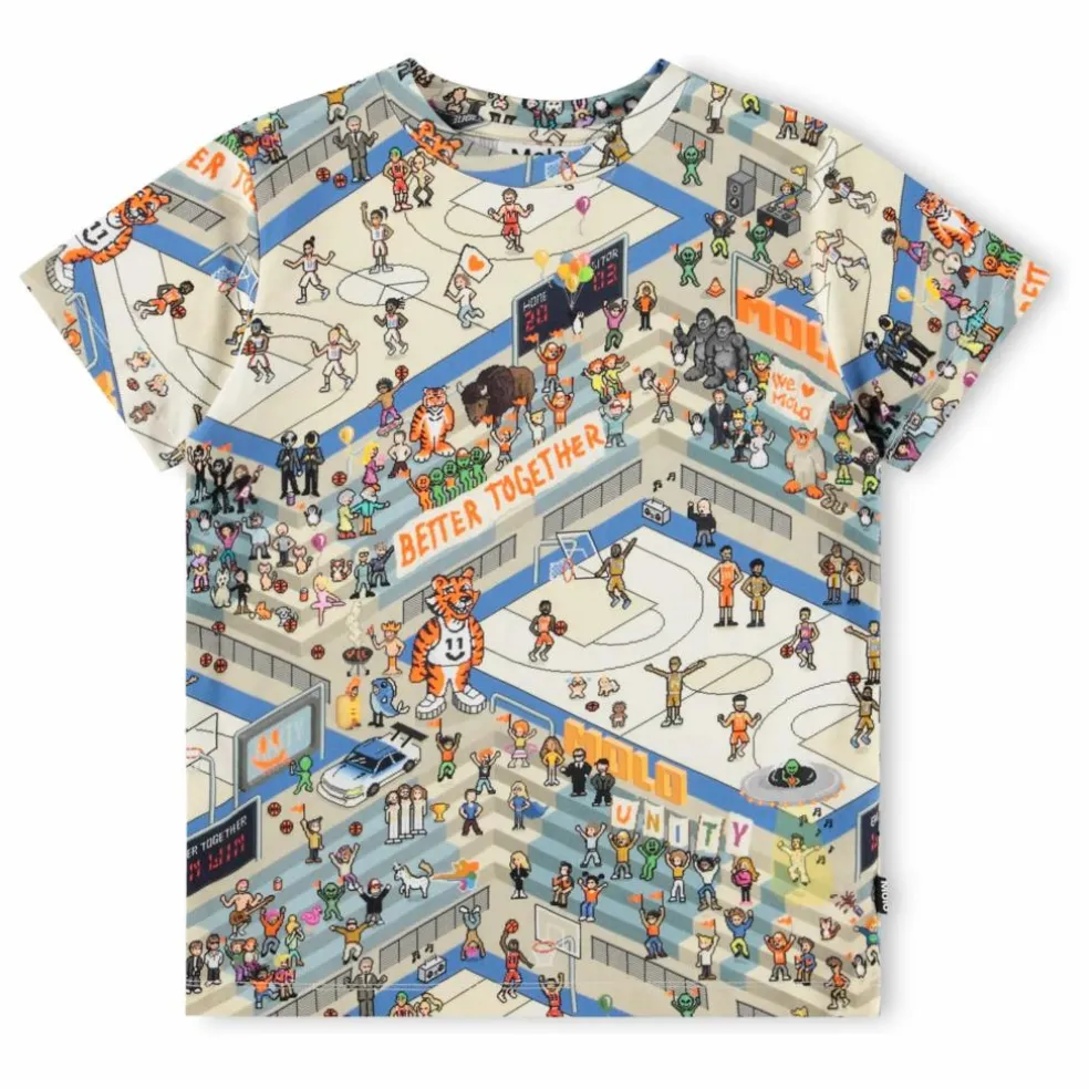 T-shirt Ralphie Basketball Coton Bio | Ecru