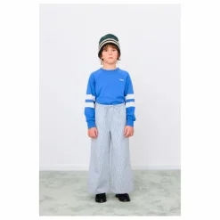 T-shirt Rayé Coton Bio | Bleu