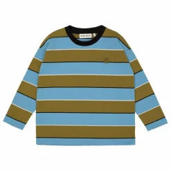T-shirt Rayé Jersey Coton Bio | Bleu Clair