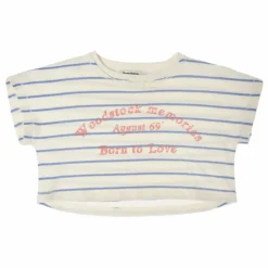 T-shirt Rayures Woodstock | Ecru