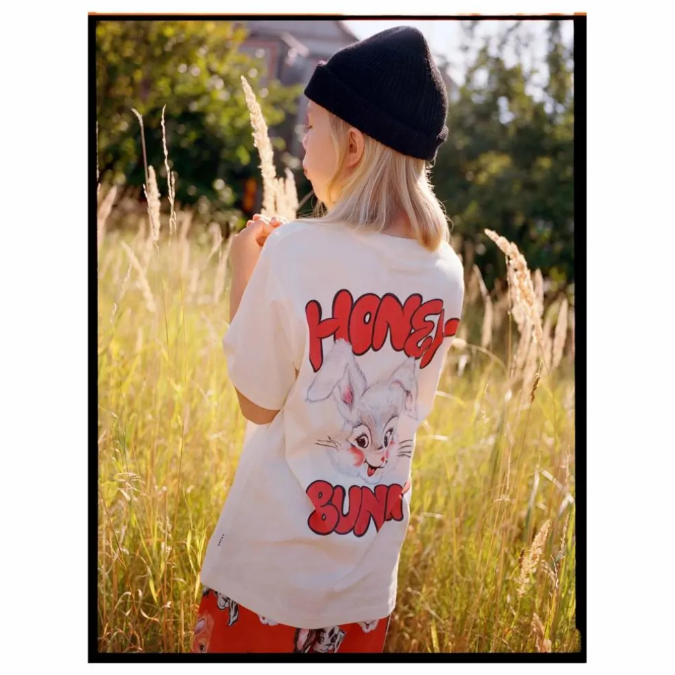 T-shirt Riley Honey Bunny Coton Bio | Beige