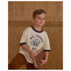 T-shirt Ringer Tigers Mini | Ivoire