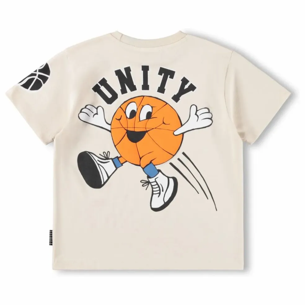 T-shirt Rodney Mascottes Basketball Coton Bio | Ecru