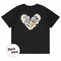 T-shirt Rodney Skate Love Coton Bio | Noir