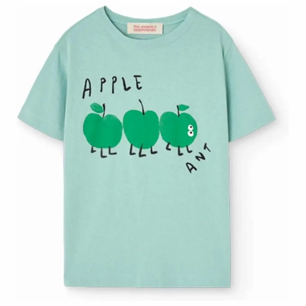 T-shirt Rooster Coton Bio | Turquoise