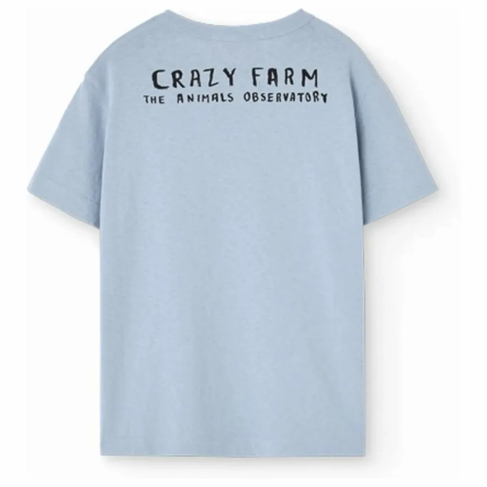 T-shirt Rooster Coton Bio | Bleu gris
