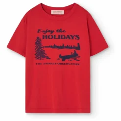 T-Shirt Rooster Holidays | Rouge
