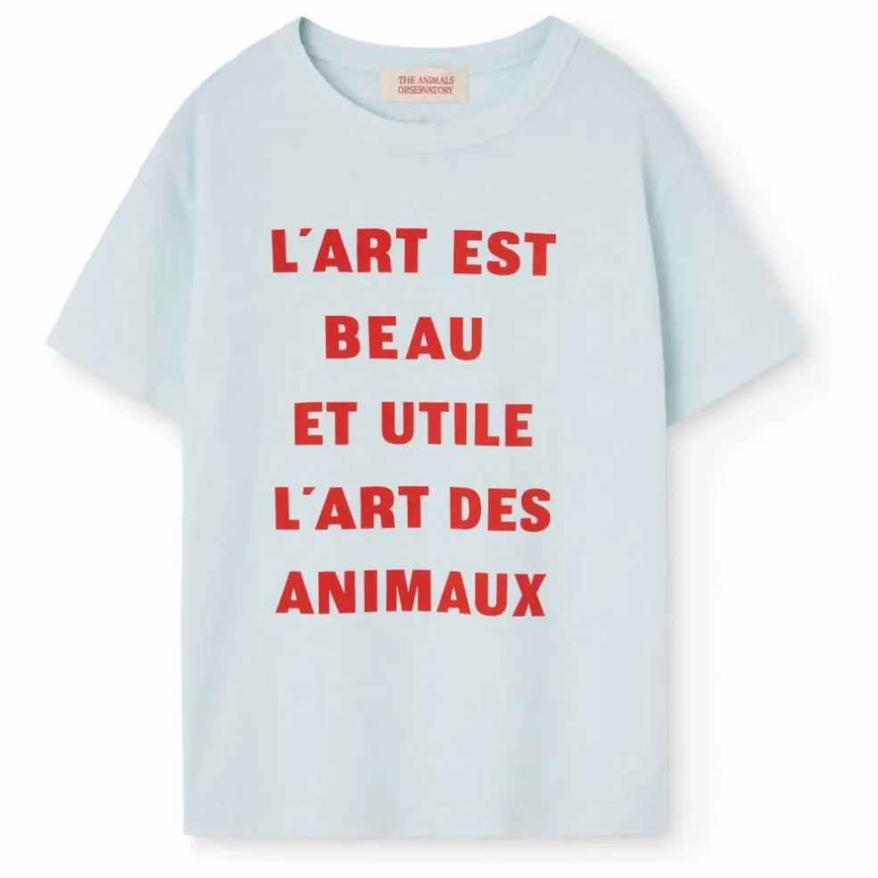 T-Shirt Rooster L'art | Bleu ciel