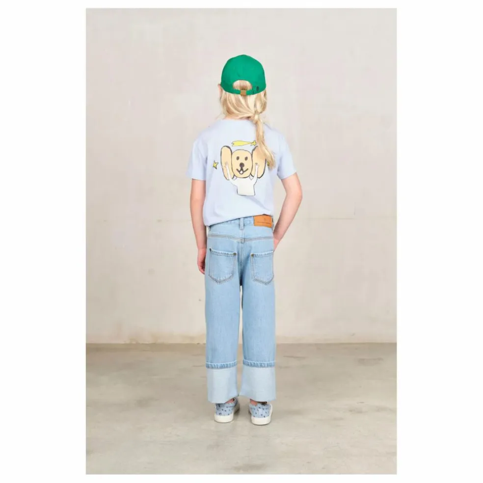 T-shirt Rooster Logo | Bleu Clair