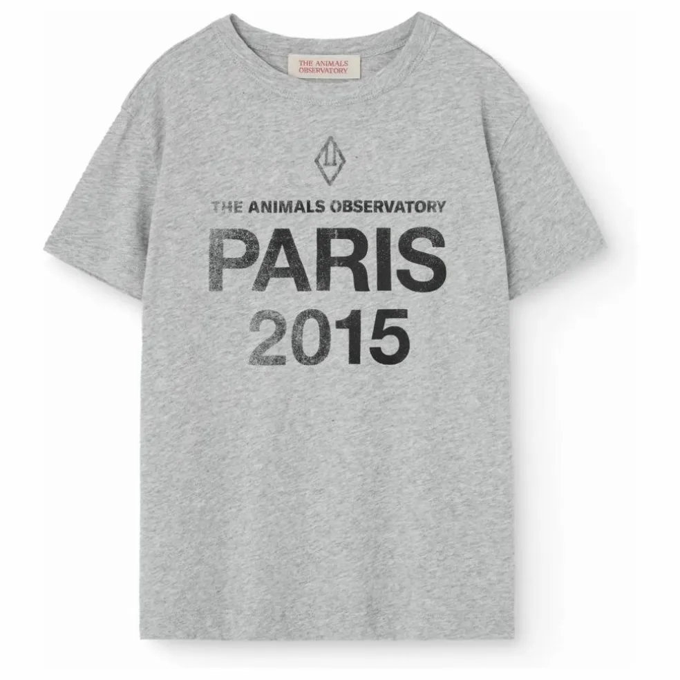 T-shirt Rooster Paris 2015 | Gris chiné