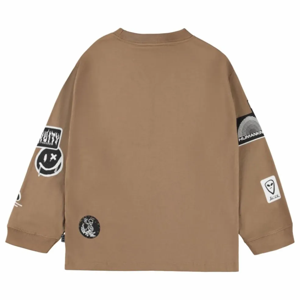 T-shirt Rube Coton Bio | Marron