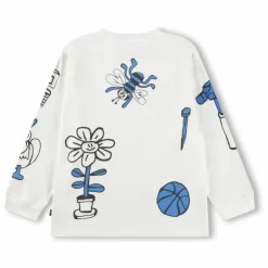 T-shirt Rube Dessins Coton Bio | Blanc