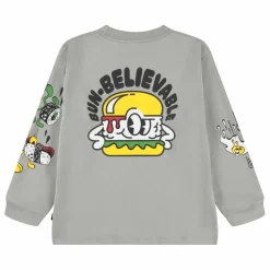 T-shirt Rube Funny Food Coton Bio | Gris