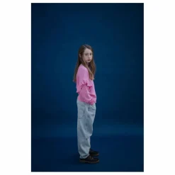 T-shirt Ruffle Coton Bio | Rose