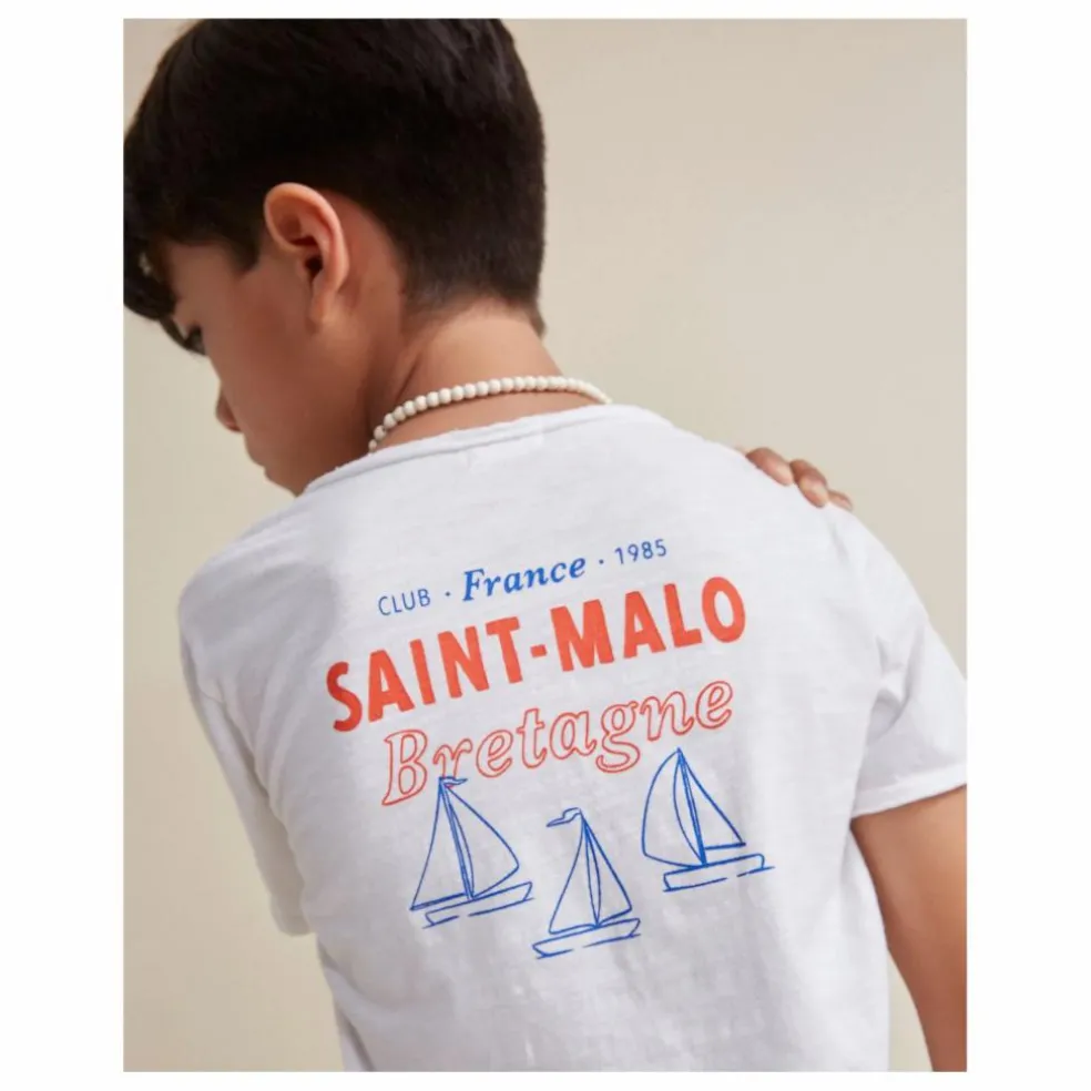 T-shirt Saint Malo Coton Bio | Blanc