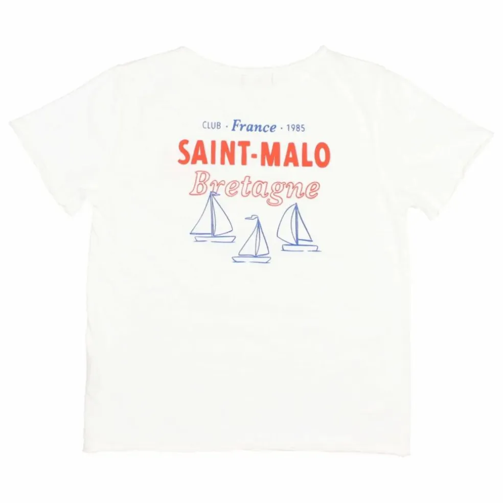 T-shirt Saint Malo Coton Bio | Blanc