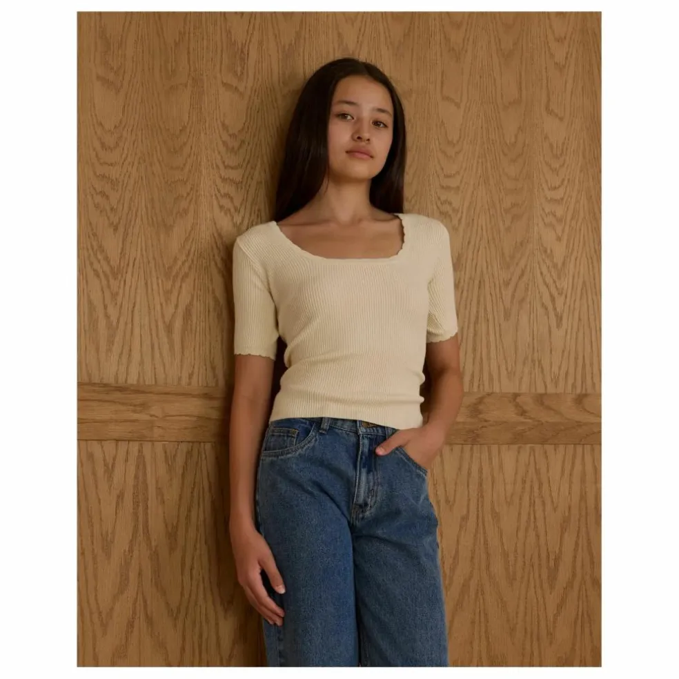 T-shirt Scallop | Ecru