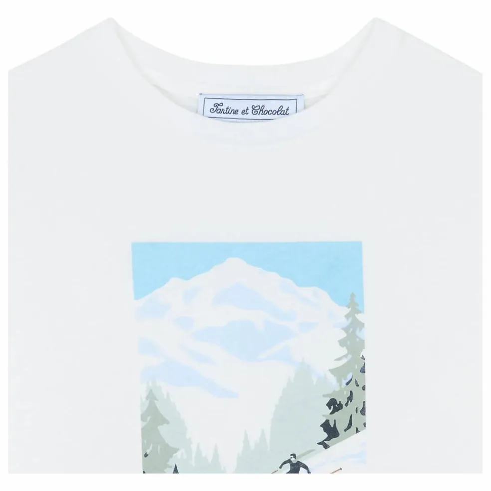T-shirt Ski | Blanc