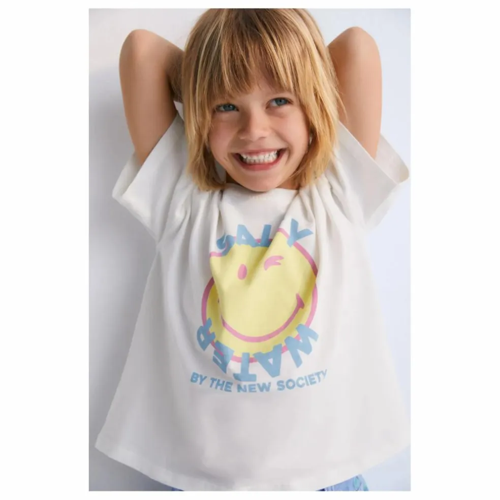 T-shirt Smiley Baby | Blanc