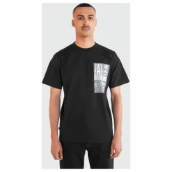 T-Shirt Source Black Mire Coton Bio | Noir