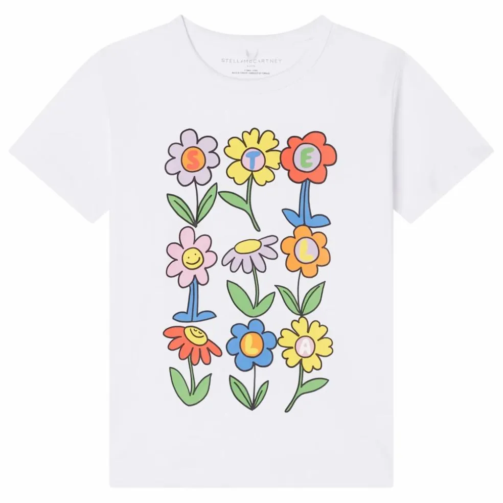 T-shirt Stella Fleurs | Blanc
