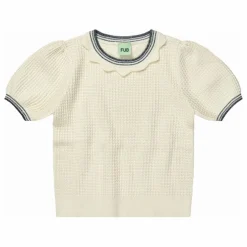 T-Shirt Structure Maille Fine Coton Bio | Ecru