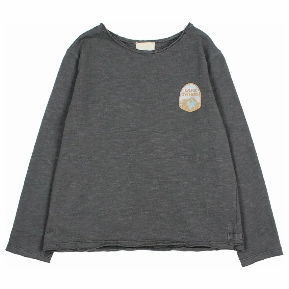 T-shirt Tahoe Coton Bio | Gris anthracite