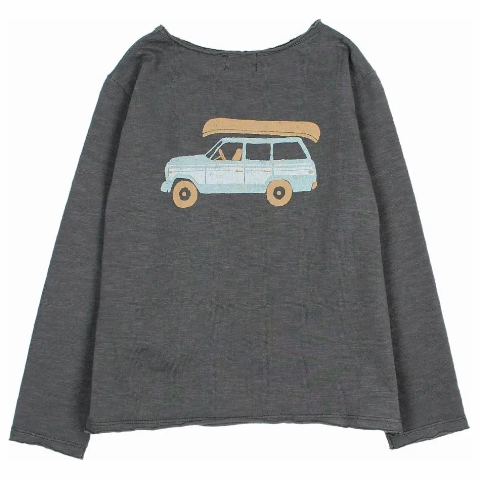 T-shirt Tahoe Coton Bio | Gris anthracite