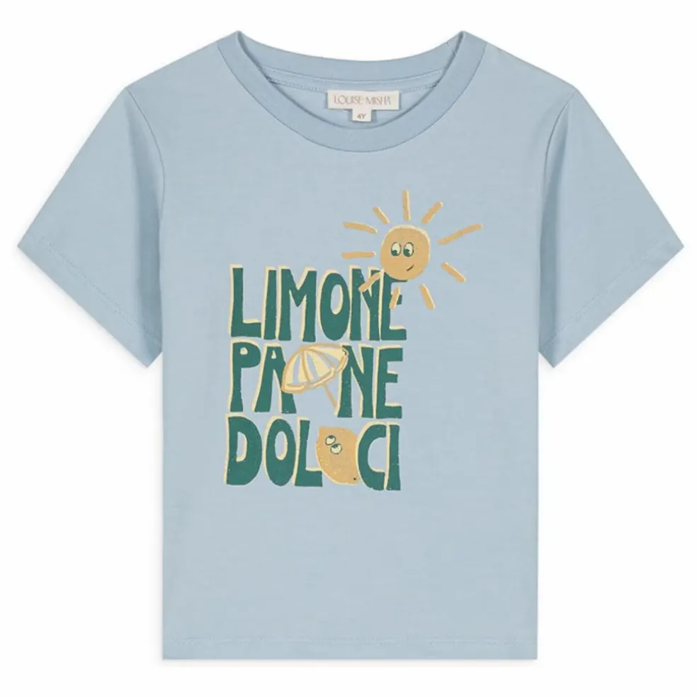 T-Shirt Tayo Coton Bio | Bleu ciel