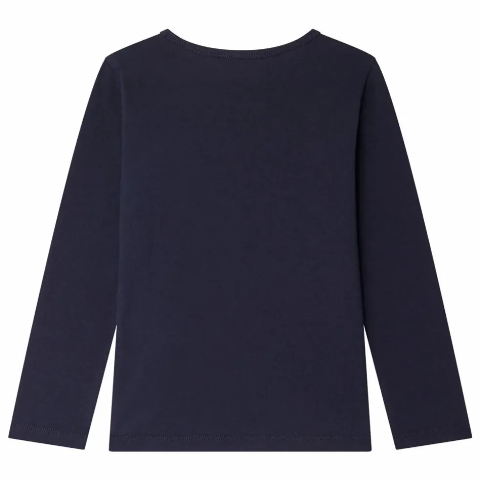 T-shirt Tidjane Jersey Coton Bio | Bleu marine