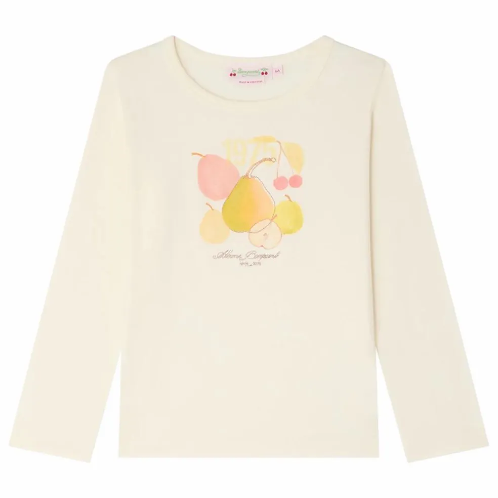 T-shirt Tidjiane Poires Jersey Coton Bio | Ivoire