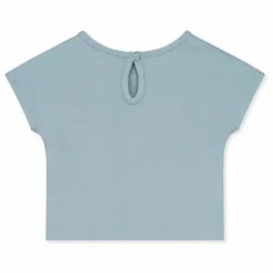 T-shirt Top Coton Bio | Bleu ciel
