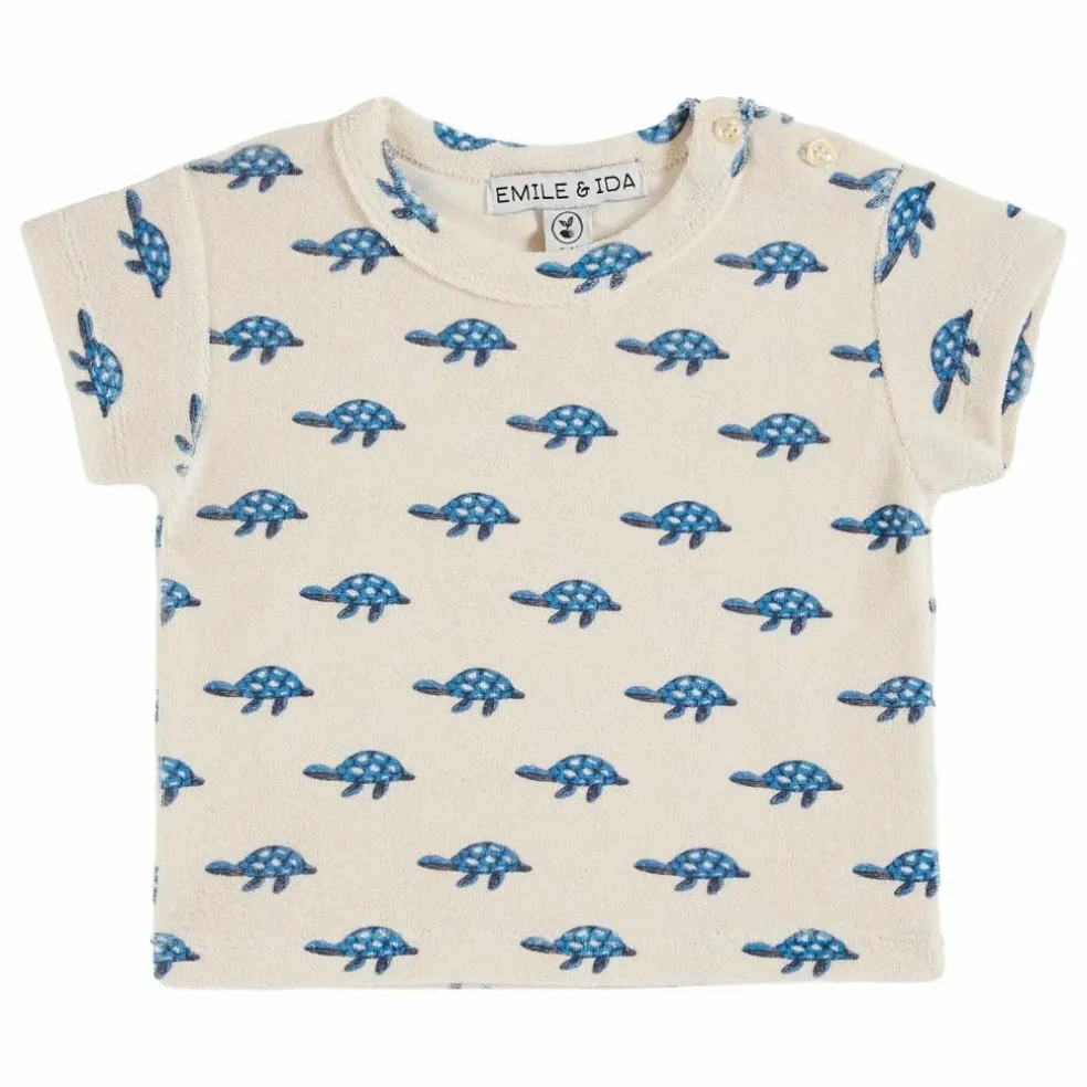 T-Shirt Tortue Eponge | Ecru