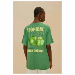 T-shirt Tropical Coconut | Vert