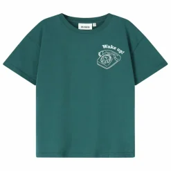 T-shirt Wake Up Coton Bio | Vert foncé
