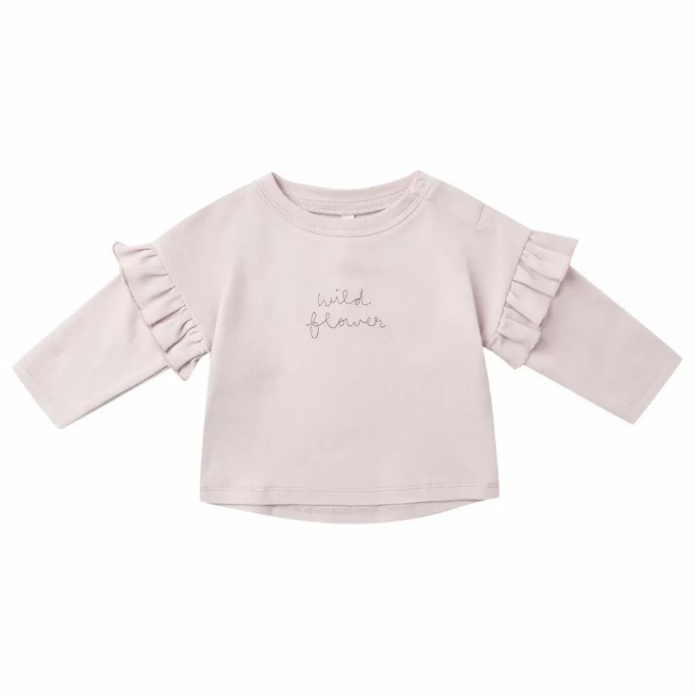 T-shirt Wild Flower Coton Bio | Lilas