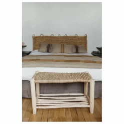 Tête de lit en fibre naturelle à accrocher