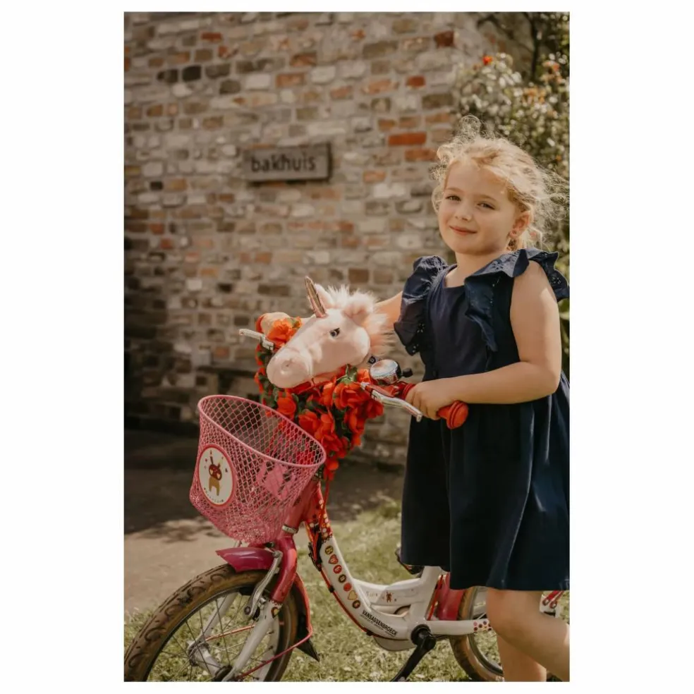 Tête de trottinette Licorne | Rose
