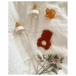 Tétines en caoutchouc naturel débit lent - Lot de 2