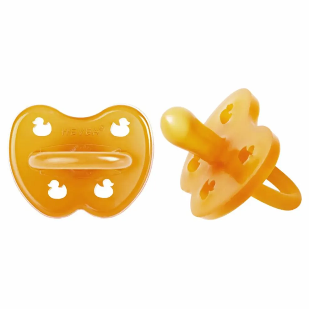 Tétines symétriques en caoutchouc naturel - Lot de 2