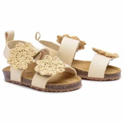 Two Co Me - Sandales Fleurs | Latte