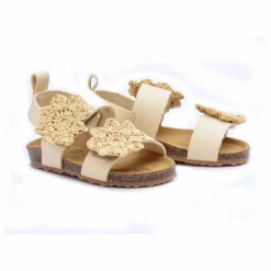 Two Co Me - Sandales Fleurs | Latte