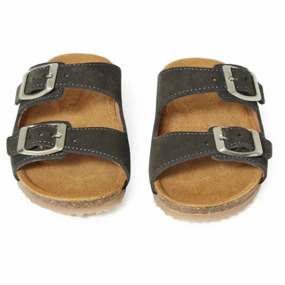 Two Con Me - Sandales Double Boucles | Gris anthracite