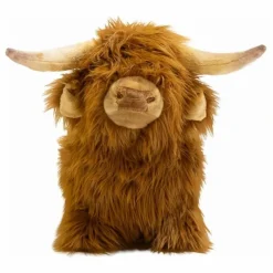 Vache Highlande à bascule | Marron